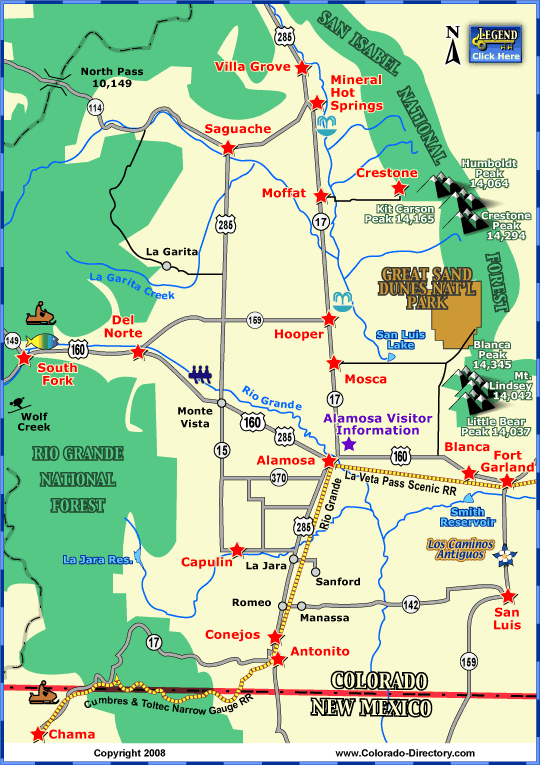 San Luis map