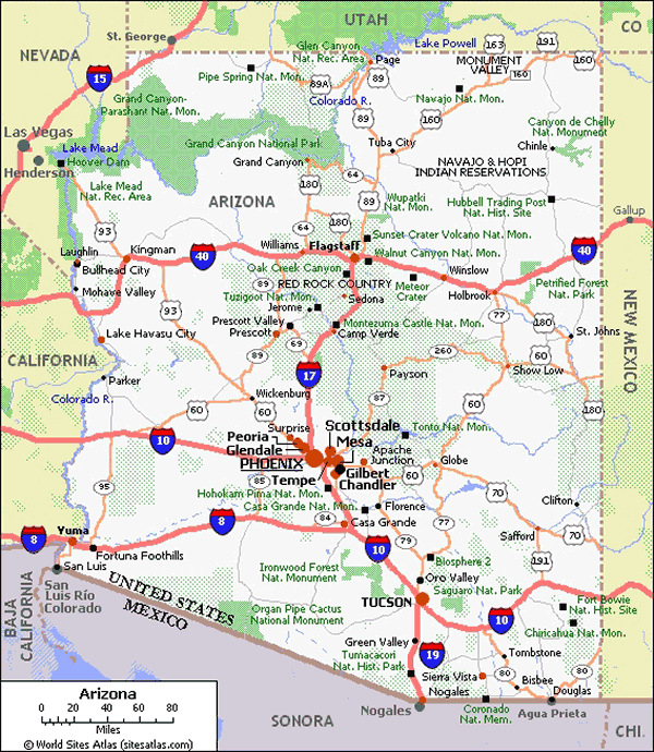 Arizona Map